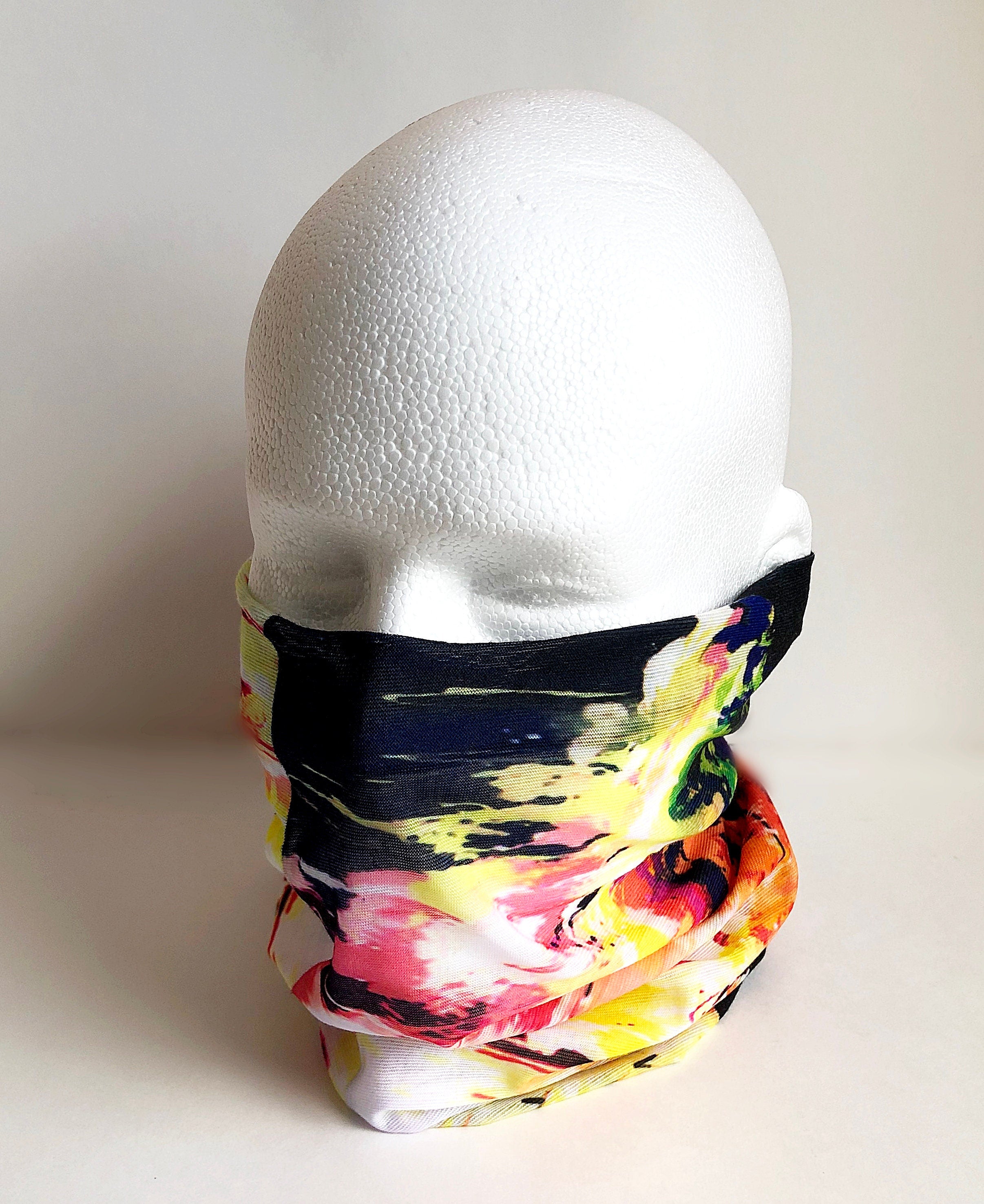 Multicolor Face Mask Scarf New Multi Functional Seamless Protective Covering Elastic Neck Gaiter Bandana Breathable Balaclava Head Wear N175